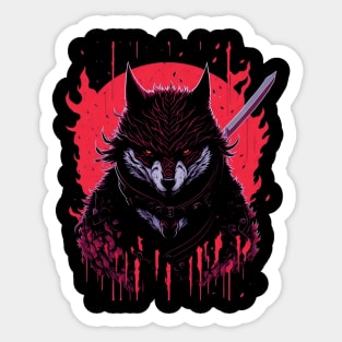 Samurai’s Wolfz Killer Sticker